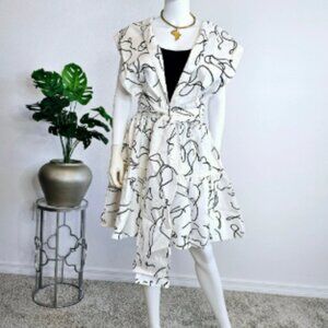 Infinity Strap Skort Set: Silk Feel Flare Shorts, Head Wrap Included